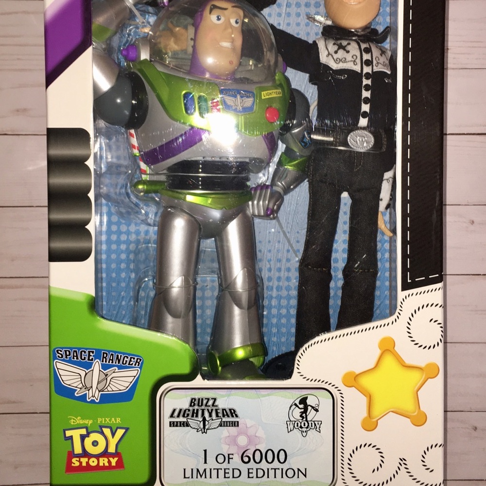 Limited Edition Disney talking Toy Story figures
